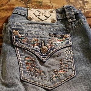 Miss me torquoise&coral detail on pockets